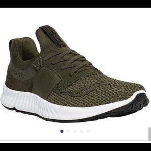 Saucony Stretch N Go Running Shoe - 7.5 - Olive
